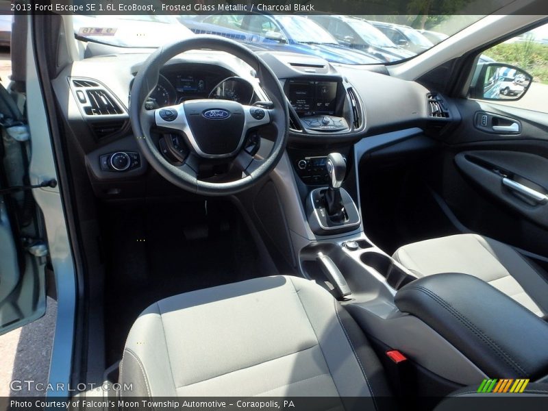 Frosted Glass Metallic / Charcoal Black 2013 Ford Escape SE 1.6L EcoBoost