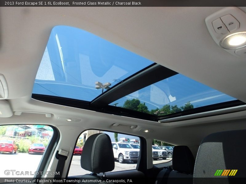 Frosted Glass Metallic / Charcoal Black 2013 Ford Escape SE 1.6L EcoBoost