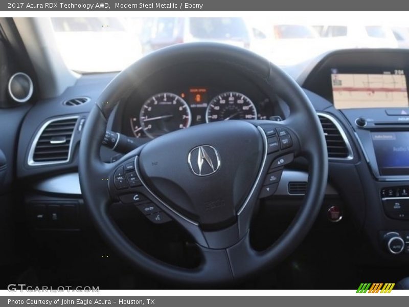 Modern Steel Metallic / Ebony 2017 Acura RDX Technology AWD