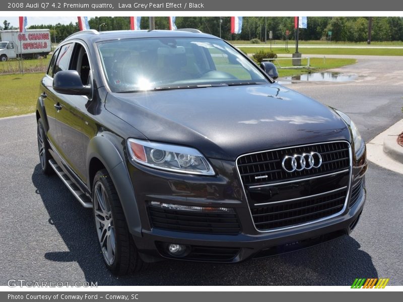 Lava Grey Pearl Effect / Black 2008 Audi Q7 4.2 Premium quattro