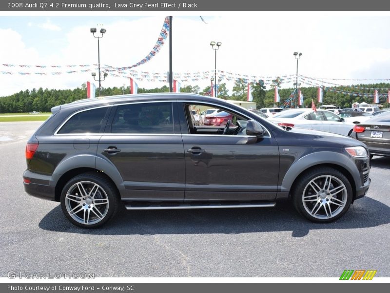 Lava Grey Pearl Effect / Black 2008 Audi Q7 4.2 Premium quattro
