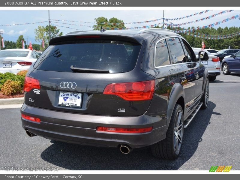 Lava Grey Pearl Effect / Black 2008 Audi Q7 4.2 Premium quattro