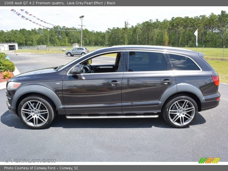 Lava Grey Pearl Effect / Black 2008 Audi Q7 4.2 Premium quattro