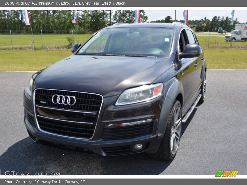Lava Grey Pearl Effect / Black 2008 Audi Q7 4.2 Premium quattro