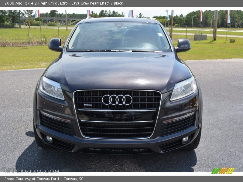 Lava Grey Pearl Effect / Black 2008 Audi Q7 4.2 Premium quattro