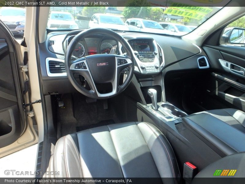 Gold Mist Metallic / Jet Black 2012 GMC Terrain SLT AWD