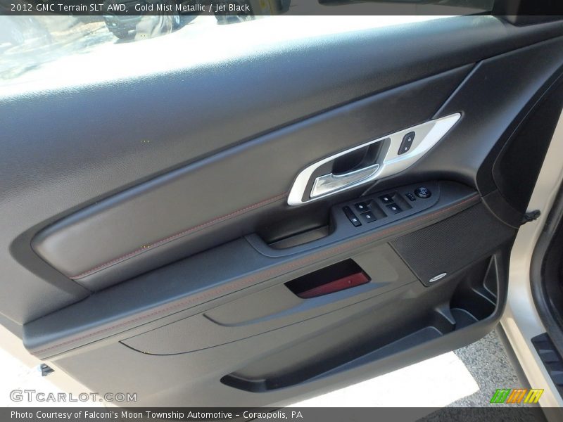 Gold Mist Metallic / Jet Black 2012 GMC Terrain SLT AWD