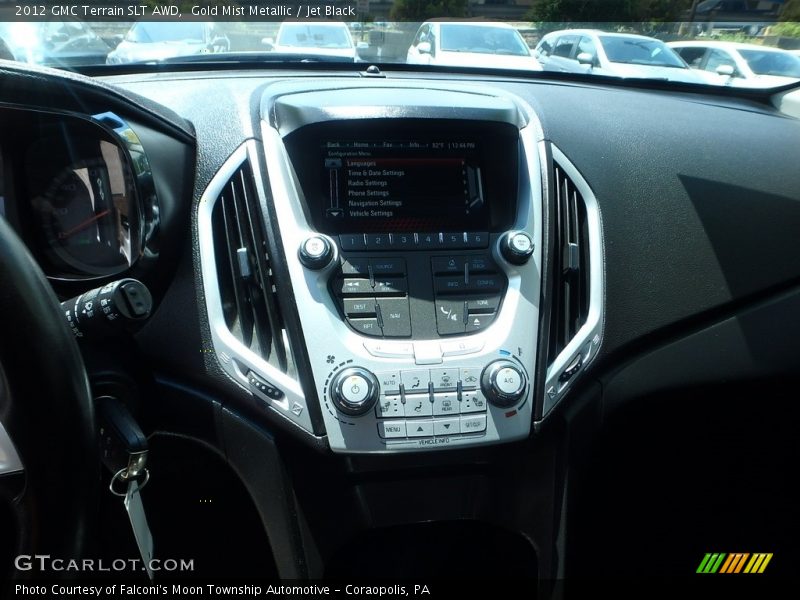 Gold Mist Metallic / Jet Black 2012 GMC Terrain SLT AWD