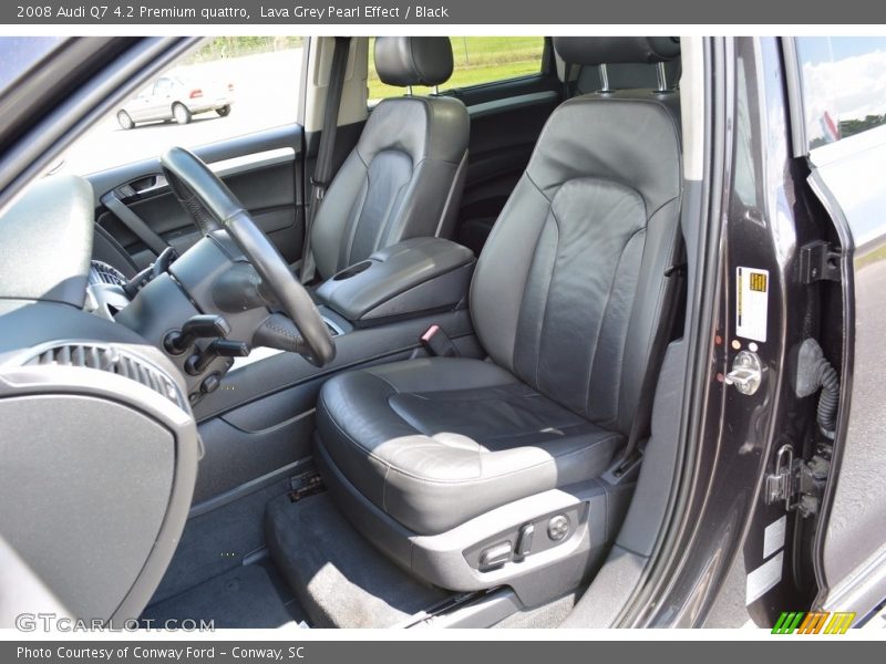 Lava Grey Pearl Effect / Black 2008 Audi Q7 4.2 Premium quattro