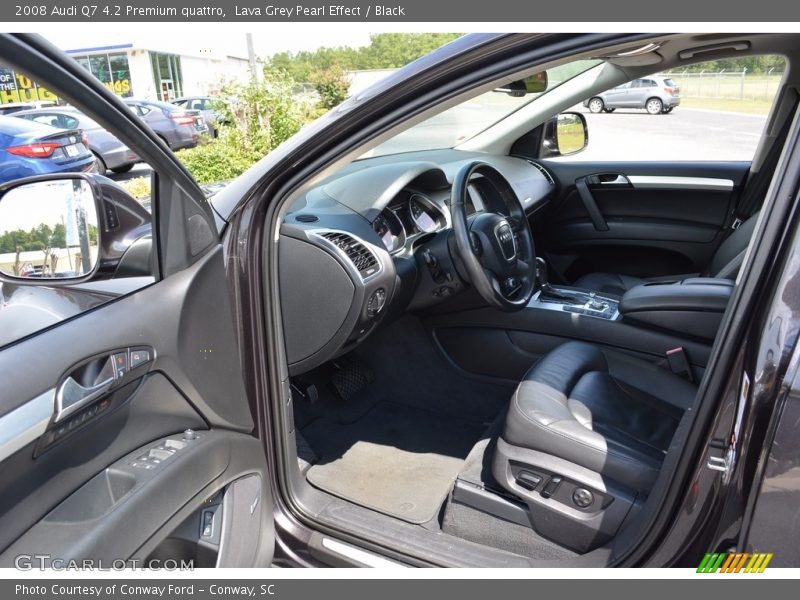 Lava Grey Pearl Effect / Black 2008 Audi Q7 4.2 Premium quattro