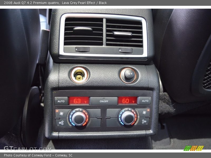 Lava Grey Pearl Effect / Black 2008 Audi Q7 4.2 Premium quattro