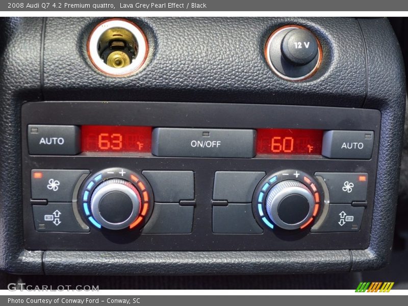 Lava Grey Pearl Effect / Black 2008 Audi Q7 4.2 Premium quattro