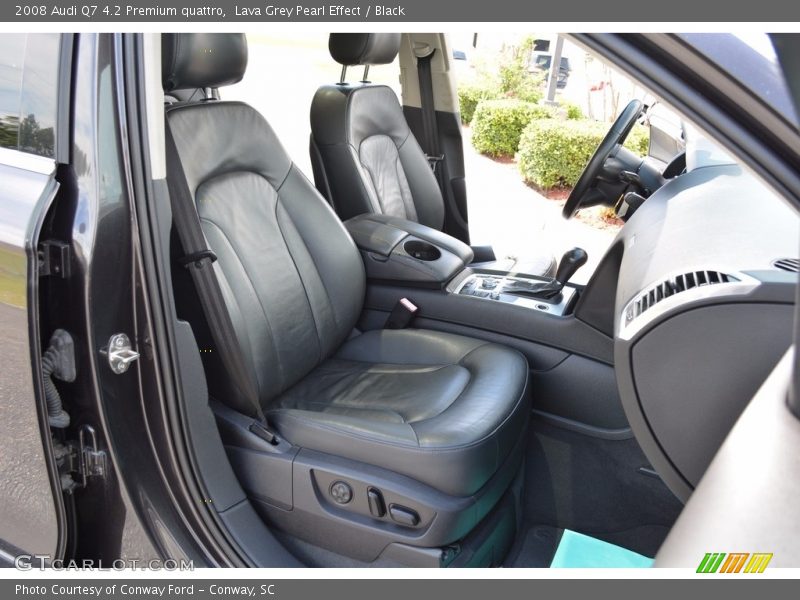 Lava Grey Pearl Effect / Black 2008 Audi Q7 4.2 Premium quattro