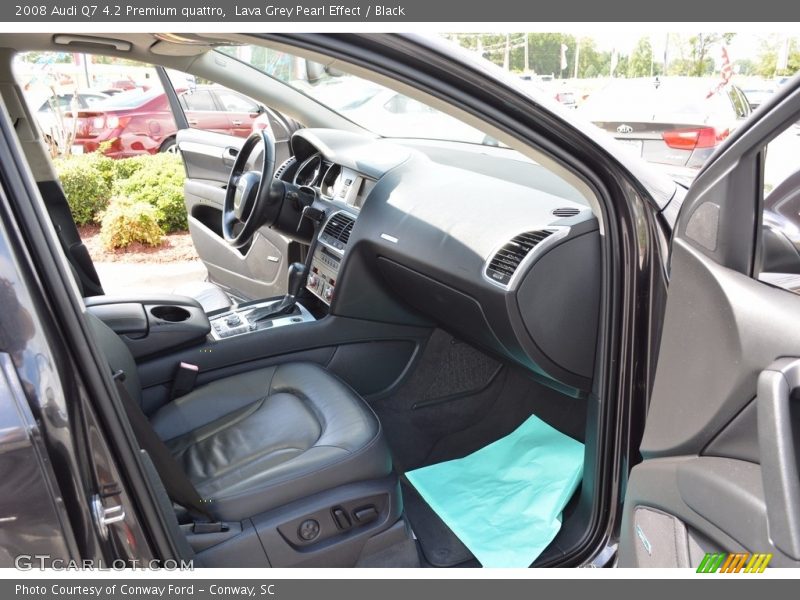 Lava Grey Pearl Effect / Black 2008 Audi Q7 4.2 Premium quattro