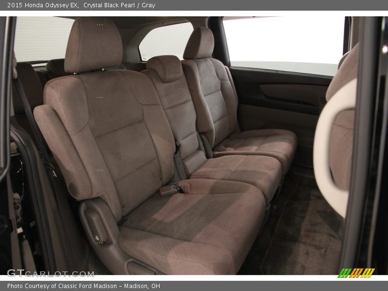 Crystal Black Pearl / Gray 2015 Honda Odyssey EX