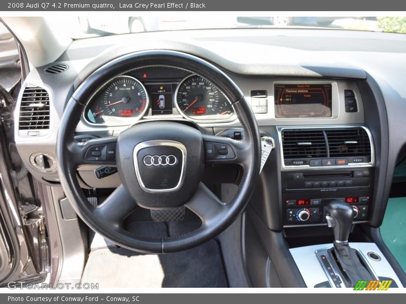 Lava Grey Pearl Effect / Black 2008 Audi Q7 4.2 Premium quattro