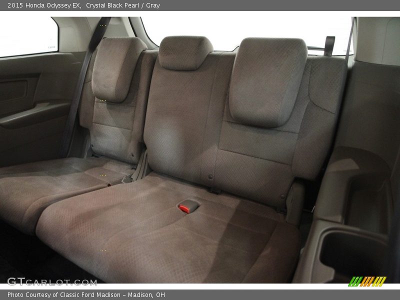 Crystal Black Pearl / Gray 2015 Honda Odyssey EX