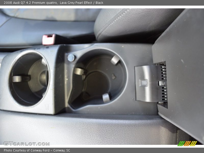 Lava Grey Pearl Effect / Black 2008 Audi Q7 4.2 Premium quattro