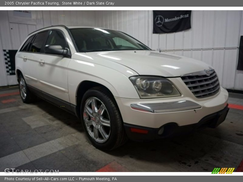 Stone White / Dark Slate Gray 2005 Chrysler Pacifica Touring