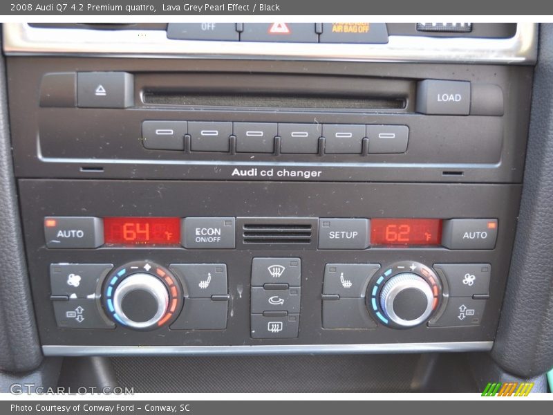 Lava Grey Pearl Effect / Black 2008 Audi Q7 4.2 Premium quattro