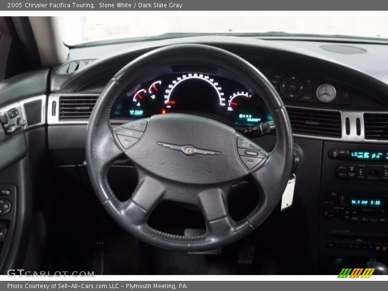 Stone White / Dark Slate Gray 2005 Chrysler Pacifica Touring