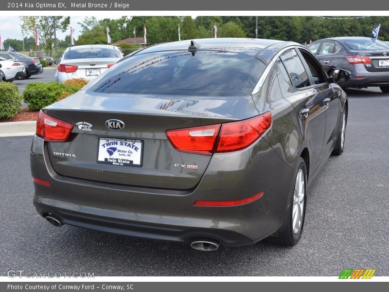 Metal Bronze / Beige 2014 Kia Optima EX