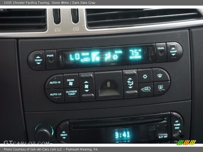Stone White / Dark Slate Gray 2005 Chrysler Pacifica Touring