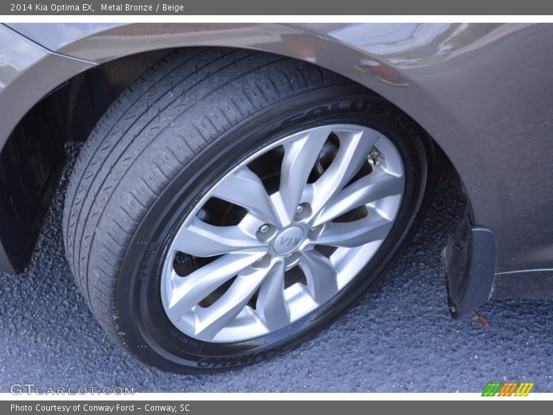 Metal Bronze / Beige 2014 Kia Optima EX