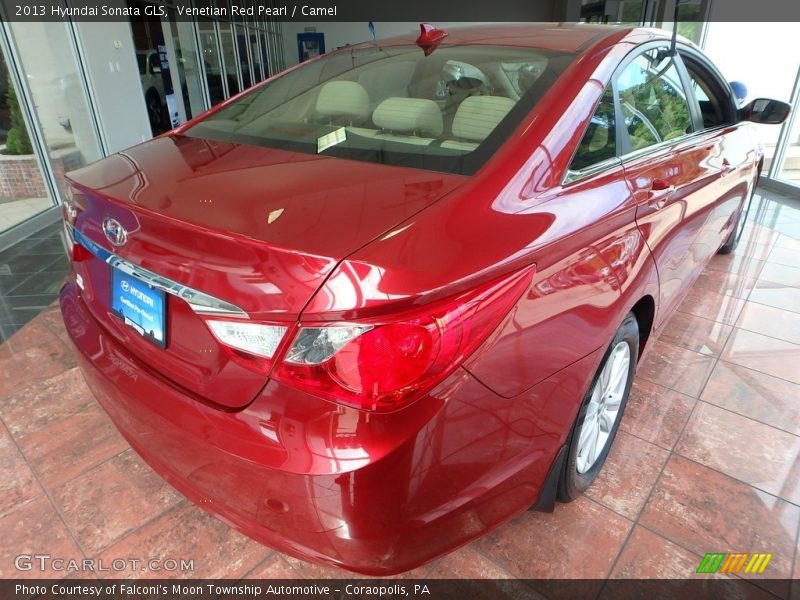 Venetian Red Pearl / Camel 2013 Hyundai Sonata GLS