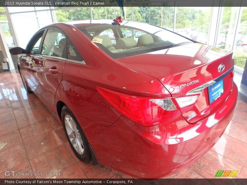 Venetian Red Pearl / Camel 2013 Hyundai Sonata GLS