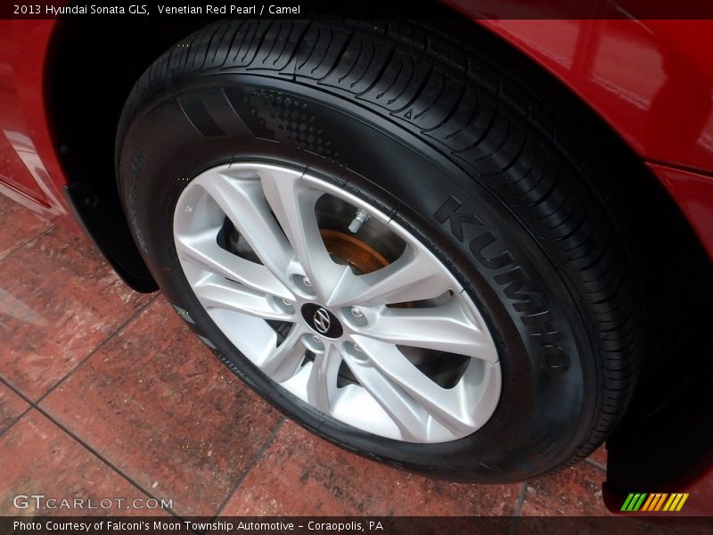 Venetian Red Pearl / Camel 2013 Hyundai Sonata GLS