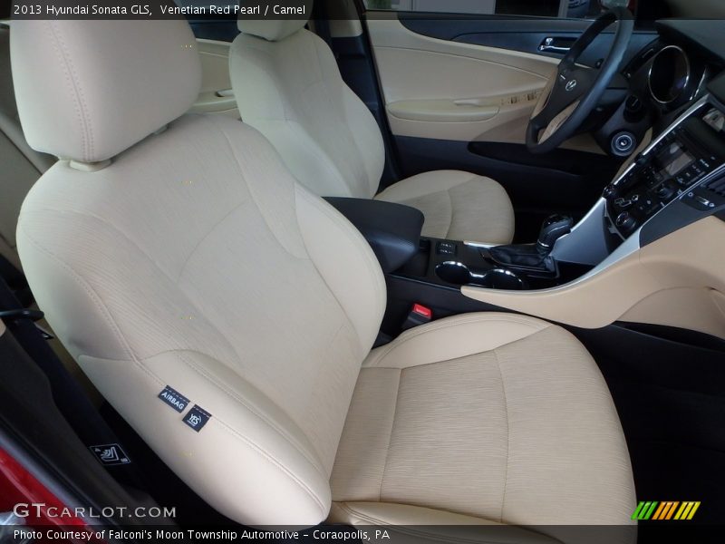 Venetian Red Pearl / Camel 2013 Hyundai Sonata GLS
