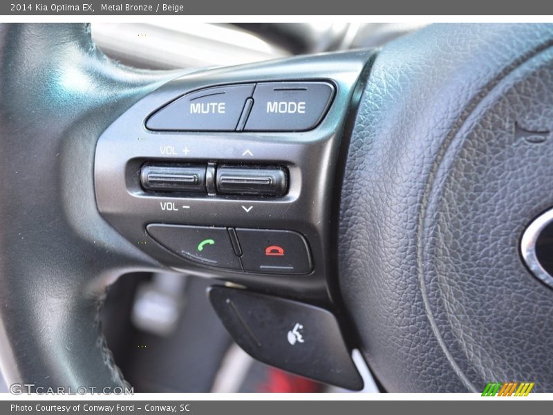 Metal Bronze / Beige 2014 Kia Optima EX