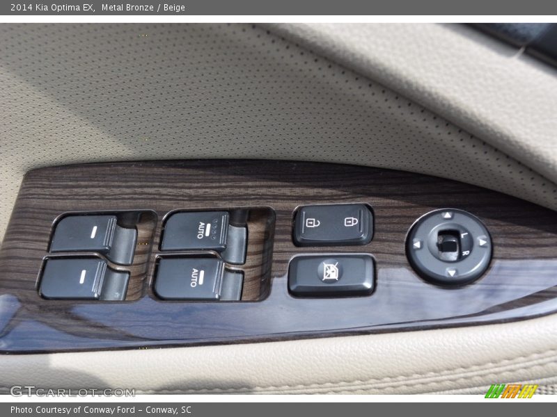 Metal Bronze / Beige 2014 Kia Optima EX