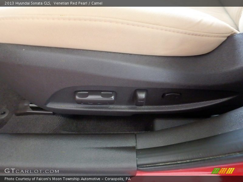 Venetian Red Pearl / Camel 2013 Hyundai Sonata GLS