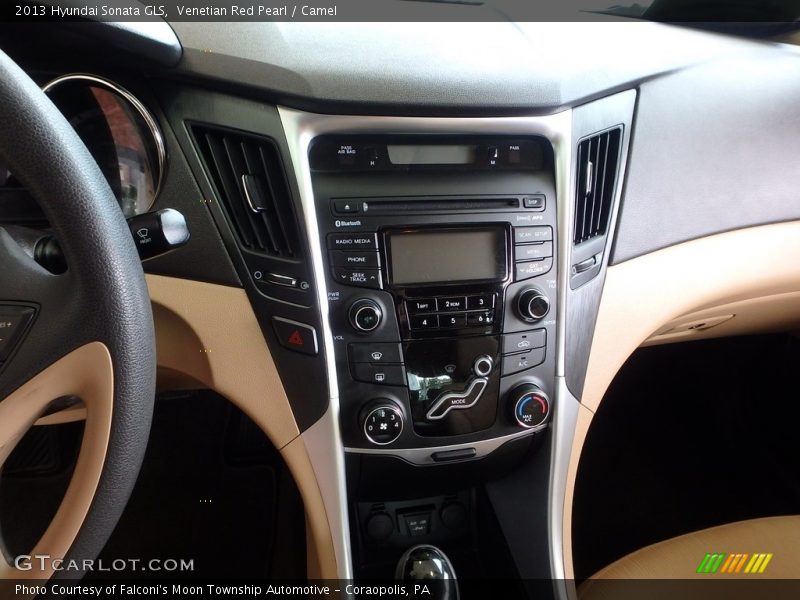 Venetian Red Pearl / Camel 2013 Hyundai Sonata GLS