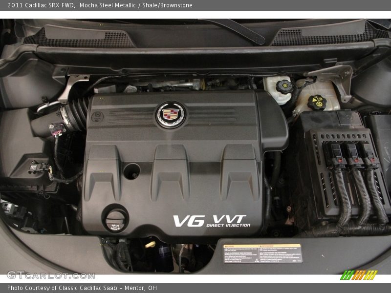 Mocha Steel Metallic / Shale/Brownstone 2011 Cadillac SRX FWD