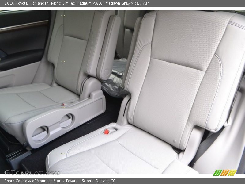 Predawn Gray Mica / Ash 2016 Toyota Highlander Hybrid Limited Platinum AWD