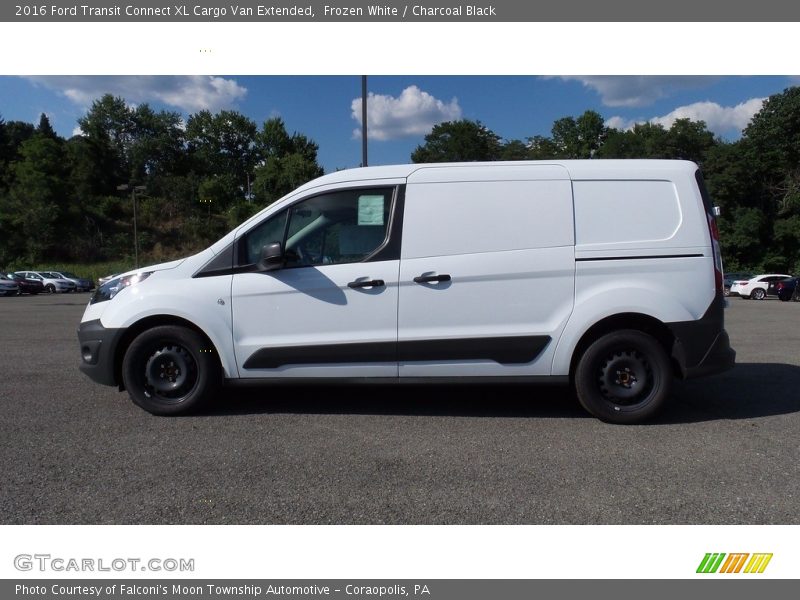 Frozen White / Charcoal Black 2016 Ford Transit Connect XL Cargo Van Extended