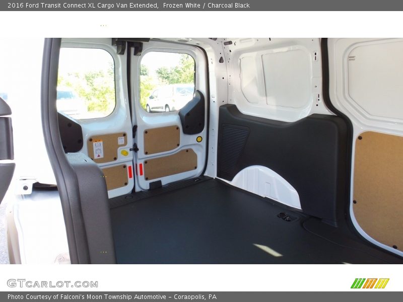 Frozen White / Charcoal Black 2016 Ford Transit Connect XL Cargo Van Extended