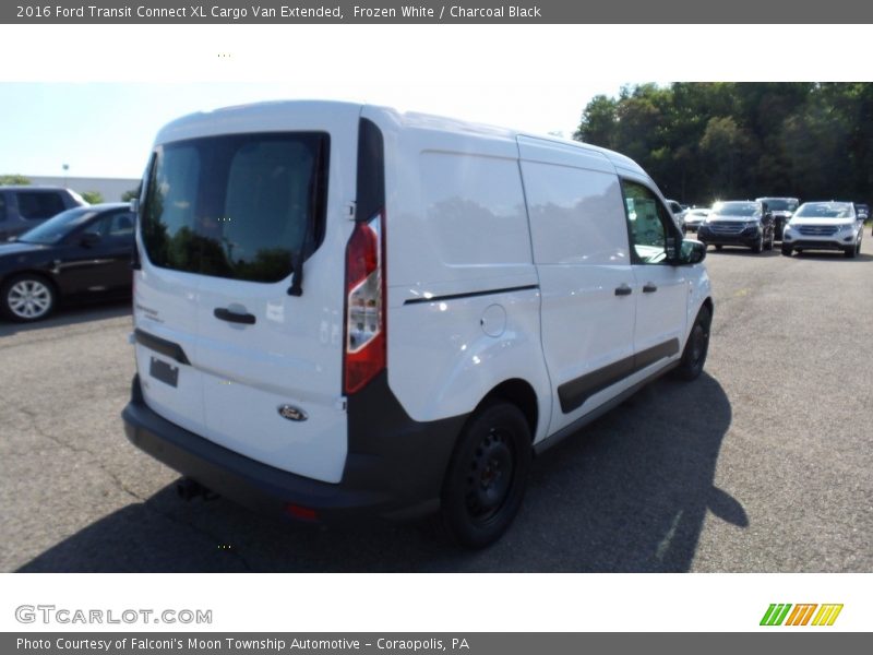 Frozen White / Charcoal Black 2016 Ford Transit Connect XL Cargo Van Extended