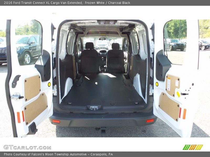 Frozen White / Charcoal Black 2016 Ford Transit Connect XL Cargo Van Extended