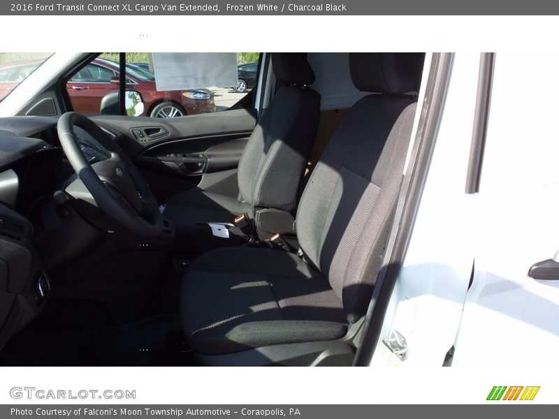 Frozen White / Charcoal Black 2016 Ford Transit Connect XL Cargo Van Extended