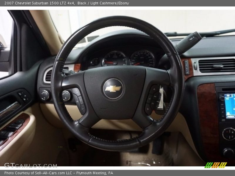 Black / Light Cashmere/Ebony 2007 Chevrolet Suburban 1500 LTZ 4x4