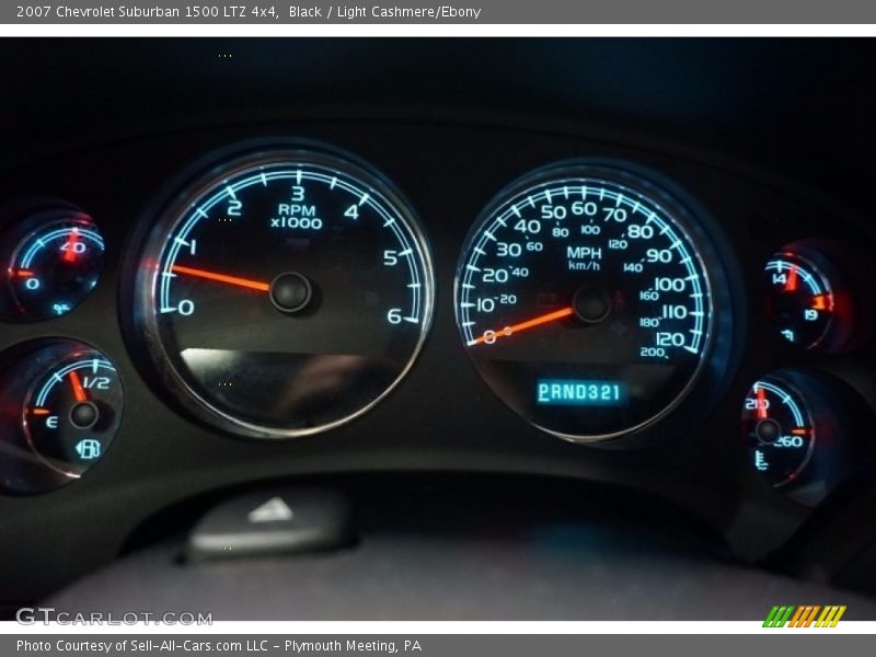 Black / Light Cashmere/Ebony 2007 Chevrolet Suburban 1500 LTZ 4x4