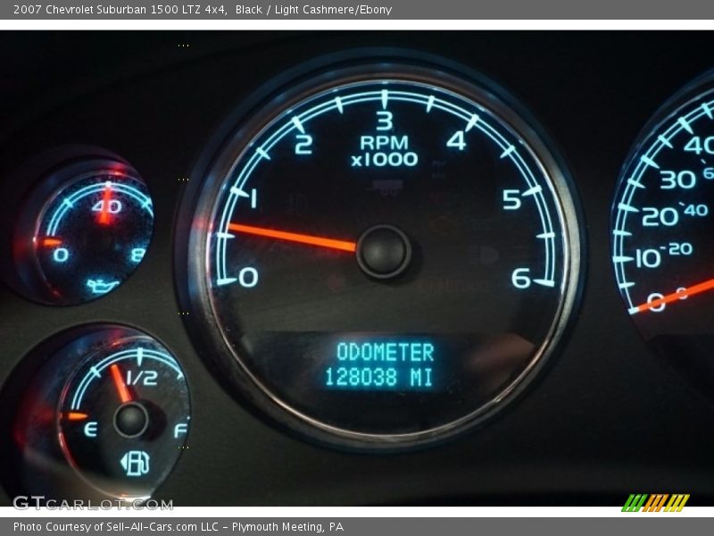 Black / Light Cashmere/Ebony 2007 Chevrolet Suburban 1500 LTZ 4x4
