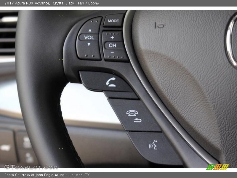 Crystal Black Pearl / Ebony 2017 Acura RDX Advance