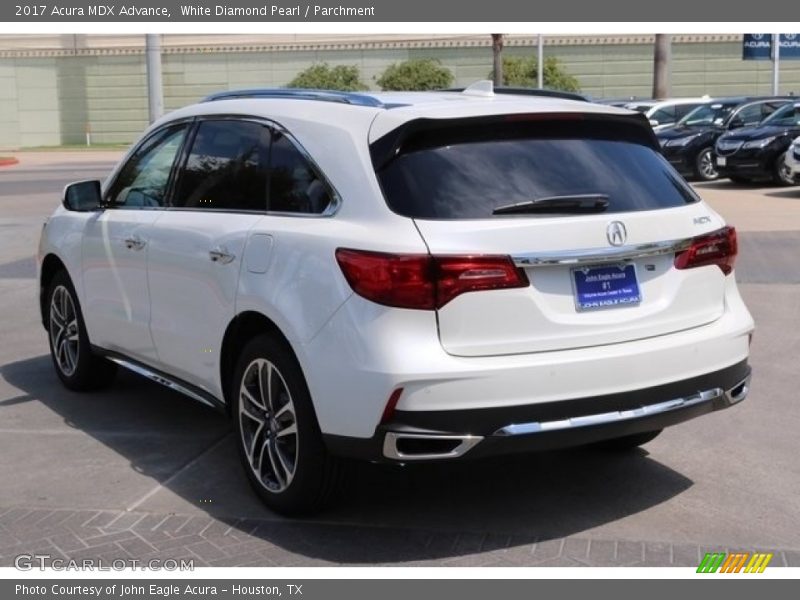 White Diamond Pearl / Parchment 2017 Acura MDX Advance