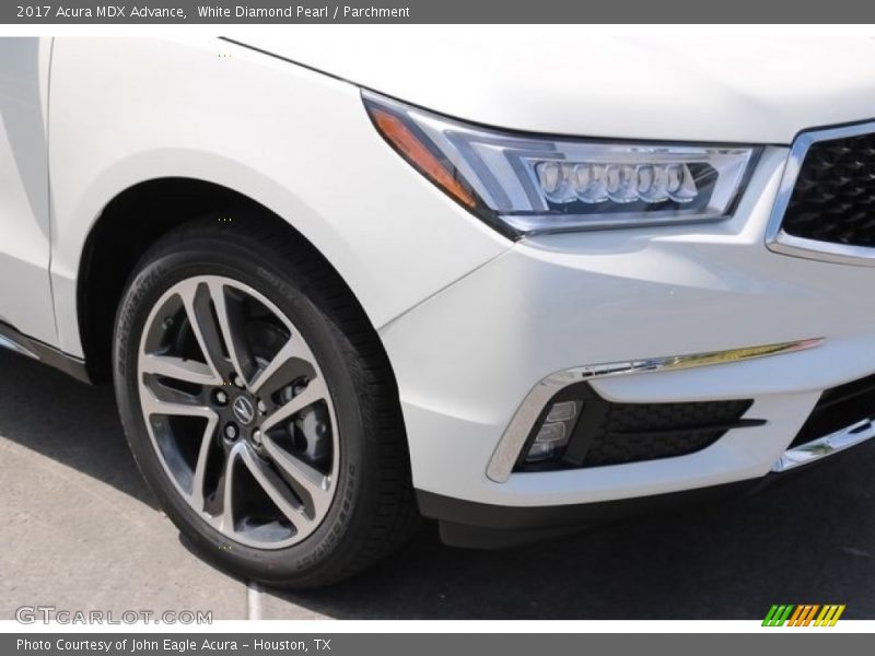 White Diamond Pearl / Parchment 2017 Acura MDX Advance