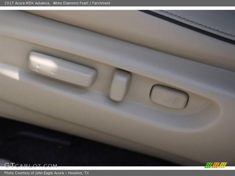 White Diamond Pearl / Parchment 2017 Acura MDX Advance